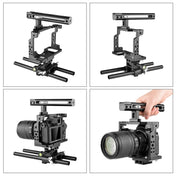 PULUZ Video Camera Cage Stabilizer with Handle & Rail Rod for Nikon Z6 / Z7(Black) Eurekaonline