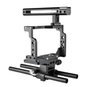 PULUZ Video Camera Cage Stabilizer with Handle & Rail Rod for Nikon Z6 / Z7(Black) Eurekaonline