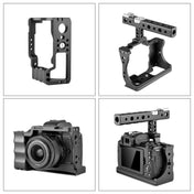 PULUZ Video Camera Cage Stabilizer with Handle for Canon EOS M50(Black) Eurekaonline