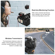 PULUZ Vlog Video Wireless Lavalier Microphone  with Transmitter and Receiver for DSLR Cameras and Video Cameras(Black) Eurekaonline
