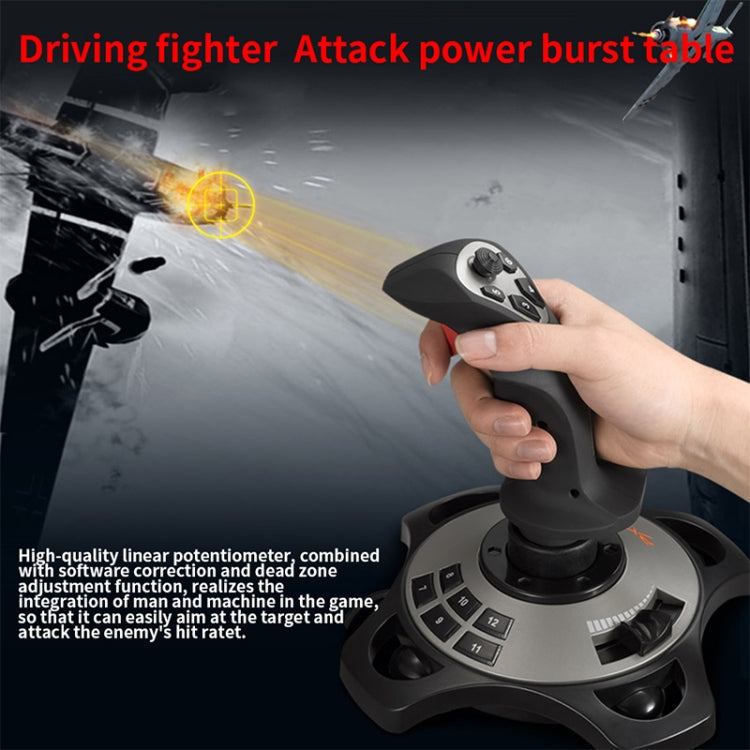 PXN PXN-2113 PC Game Imitate Flight Controller Flying Rocker Eurekaonline