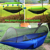 Parachute Cloth Anti-Mosquito Sunshade With Mosquito Net Hammock Outdoor Single Double Swing Off The Ground Aerial Tent 270 x 140cm (Pink Blue) Eurekaonline