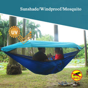 Parachute Cloth Anti-Mosquito Sunshade With Mosquito Net Hammock Outdoor Single Double Swing Off The Ground Aerial Tent 270 x 140cm (Pink Blue) Eurekaonline