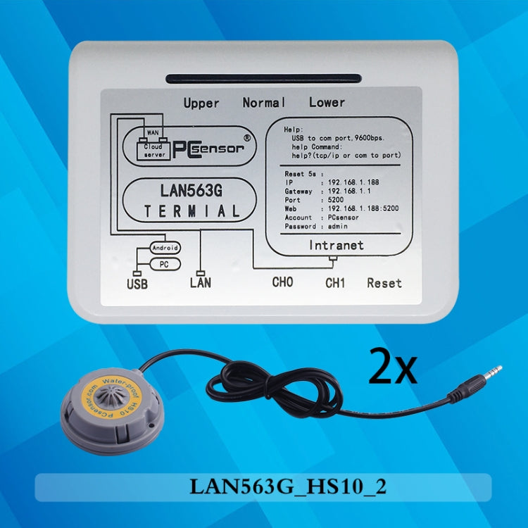 Pcsensor LAN563G-HS10-2 Household Intelligent Network Remote Temperature Monitoring System Eurekaonline