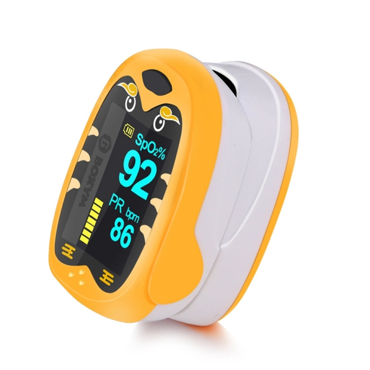 Pediatric Finger Pulse Oximeter Neonatal Blood Oxygen Children Kids Rechargeable USB Infant Blood Oxygen Monitor(Orange) Eurekaonline