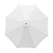 Polyester Parasol Replacement Cloth Round Garden Umbrella Cover, Size: 3m 8 Ribs(Creamy-white) Eurekaonline