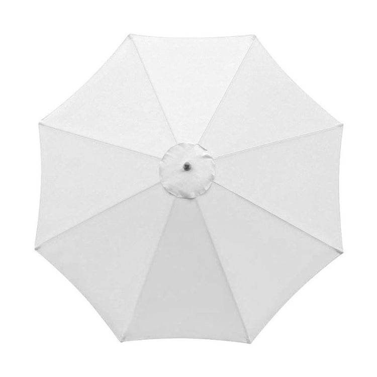 Polyester Parasol Replacement Cloth Round Garden Umbrella Cover, Size: 3m 8 Ribs(Khaki) Eurekaonline