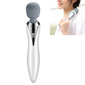 Portable Mini Multifunctional Physiotherapy Electric Hand-held Massage Stick(White) Eurekaonline