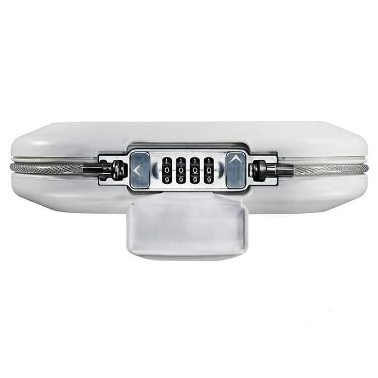 Portable Mini Safe Password Storage Box  with Flexible Steel Handle Eurekaonline