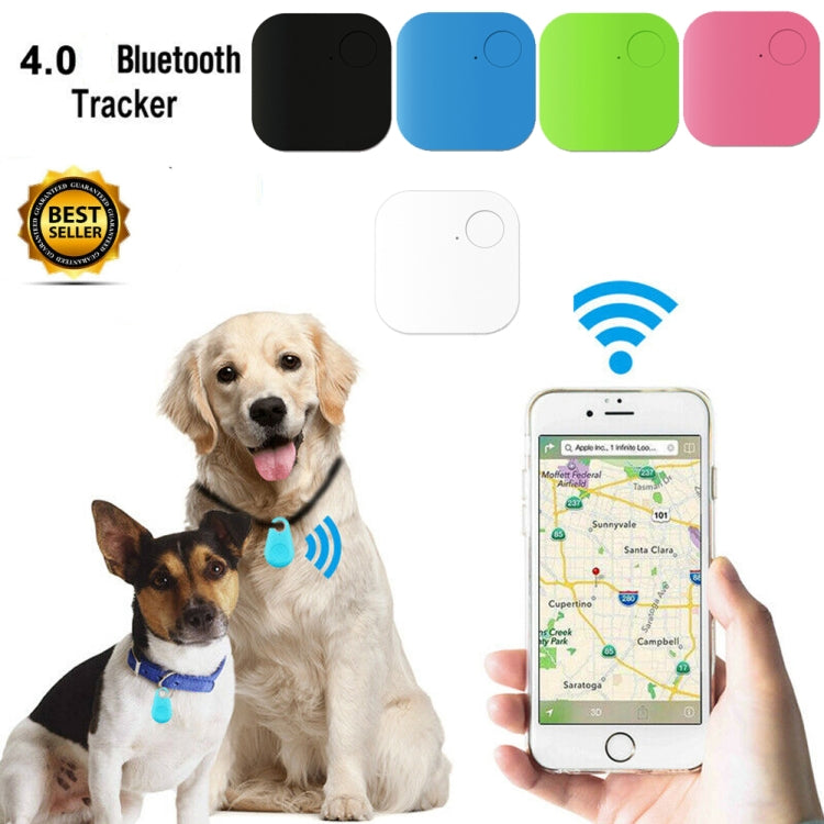 Portable Mini Square Anti Lost Device Smart Bluetooth Remote Anti Theft Keychain Alarm(Black) Eurekaonline