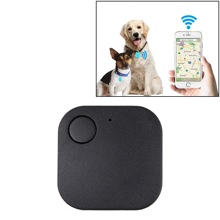 Portable Mini Square Anti Lost Device Smart Bluetooth Remote Anti Theft Keychain Alarm(Black) Eurekaonline