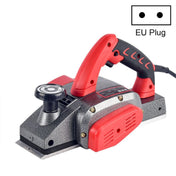 Portable Multifunctional Electric Wood Planer Household Desktop Woodworking Electric Push Planing Tool,EU Plug, Model: Dust Collection Aluminum Body 8208 (Plastic Packaging) Eurekaonline