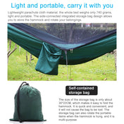 Portable Outdoor Parachute Hammock with Mosquito Nets (Black) Eurekaonline
