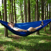 Portable Outdoor Parachute Hammock with Mosquito Nets (Blue) Eurekaonline