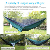 Portable Outdoor Parachute Hammock with Mosquito Nets (Dark Blue + Baby Blue) Eurekaonline