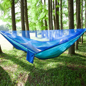 Portable Outdoor Parachute Hammock with Mosquito Nets (Dark Blue + Baby Blue) Eurekaonline