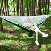 Portable Outdoor Parachute Hammock with Mosquito Nets (Green) Eurekaonline