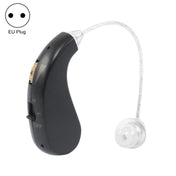 Portable Rechargeable Invisible Hearing Aid EU Plug(Black) Eurekaonline