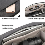 Portable Waterproof Photography SLR Camera Messenger Bag, Color: 6L Coffee Brown Eurekaonline