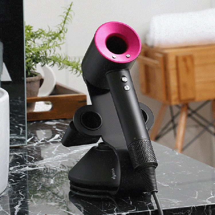 Punch Free Standing Hair Dryer Stand For Dyson 002 Black Eurekaonline