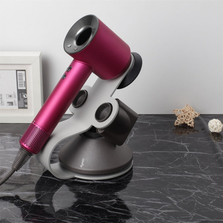 Punch Free Standing Hair Dryer Stand For Dyson 002 Silver Eurekaonline