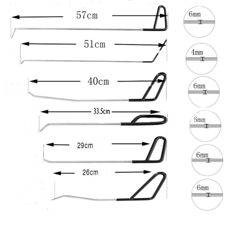 Q1 14 in 1 Car Paintless Dent Repair Hail Remover Hooks Rods Kit Eurekaonline