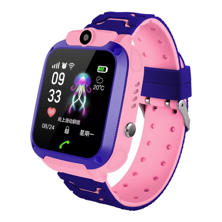 Q120 1.44 inch Color Screen Smartwatch for Children IP67 Waterproof, Support LBS Positioning / Two-way Dialing / One-key First-aid / Voice Monitoring / Setracker APP(Pink) Eurekaonline