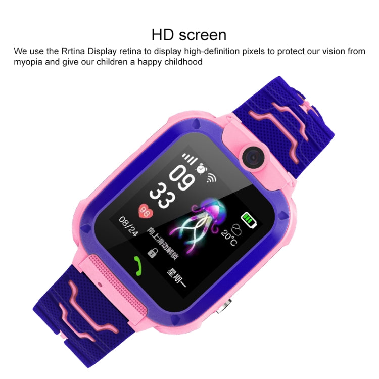 Q120 1.44 inch Color Screen Smartwatch for Children IP67 Waterproof, Support LBS Positioning / Two-way Dialing / One-key First-aid / Voice Monitoring / Setracker APP(Pink) Eurekaonline