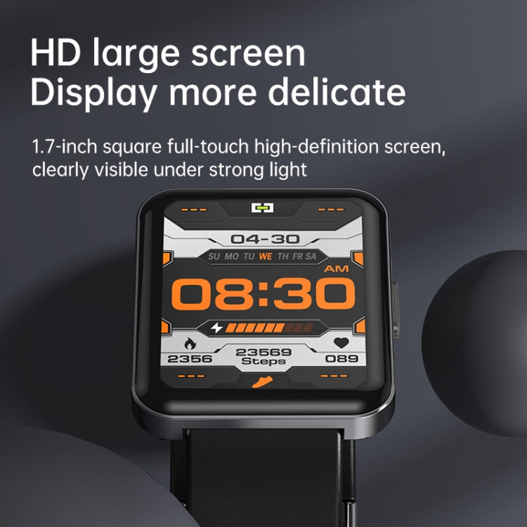 Q333 1.7 inch Screen Sports Bluetooth Smart Watch(Black) Eurekaonline
