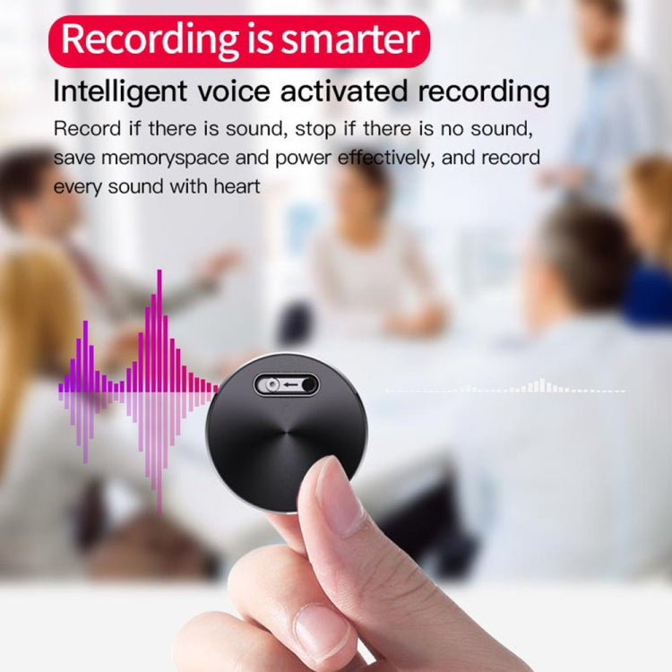 Q37 Intelligent HD Noise Reduction Voice Recorder, Capacity:16GB(Black) Eurekaonline