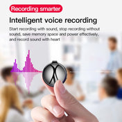 Q39 AI Intelligent High-definition Noise Reduction Voice Control Recorder, Capacity:32GB(Black) Eurekaonline