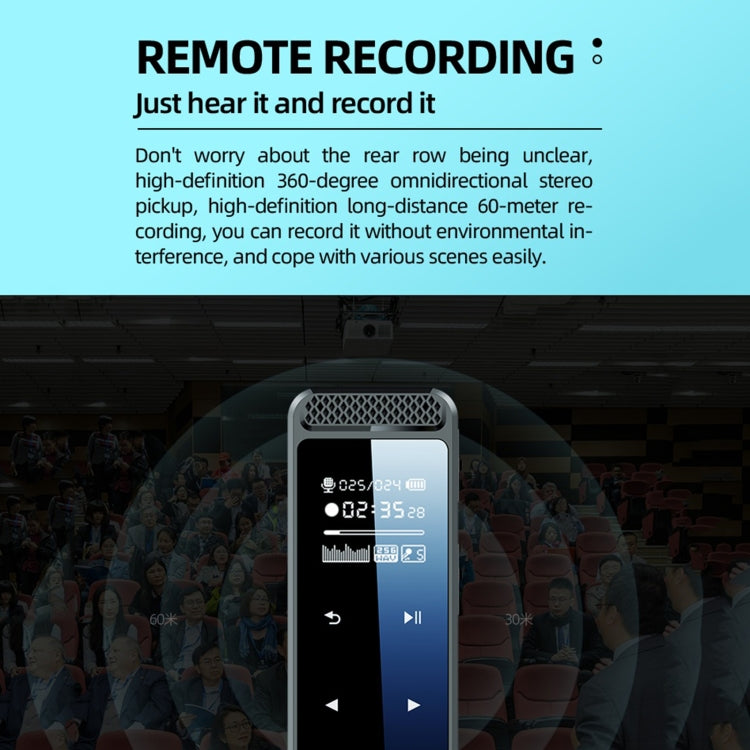 Q55 Smart HD Noise Reduction Voice Control Recording Pen, Capacity:16GB(Black) Eurekaonline