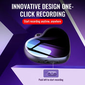Q66 Heart Pendant Smart HD Noise Reduction Voice Control Recording Pen, Capacity:32GB Eurekaonline
