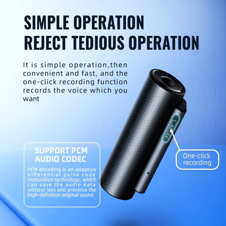 Q76 Smart HD Noise Reduction Voice Control Strong Magnetic Recording Pen, Capacity:32GB(Black) Eurekaonline