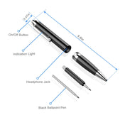 Q90 Intelligent HD Digital Noise Reduction Recording Pen, Capacity:32GB(Black) Eurekaonline