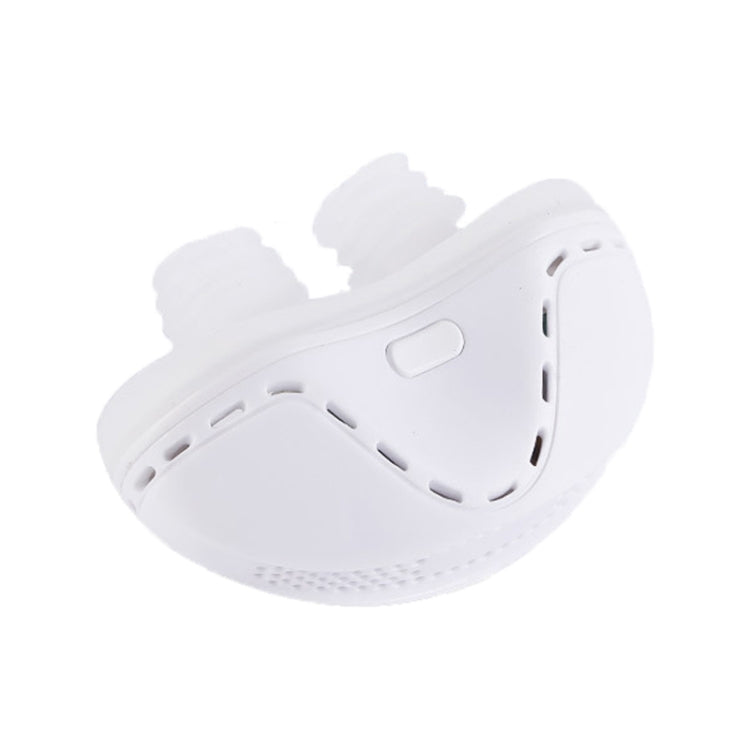 QC-002 Portable Chargeable Electric Anti-Snoring Device(Icon White) Eurekaonline
