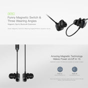 QCY M1 Pro Sports Wireless V4.1 Bluetooth Earphones with Mic(Black) Eurekaonline