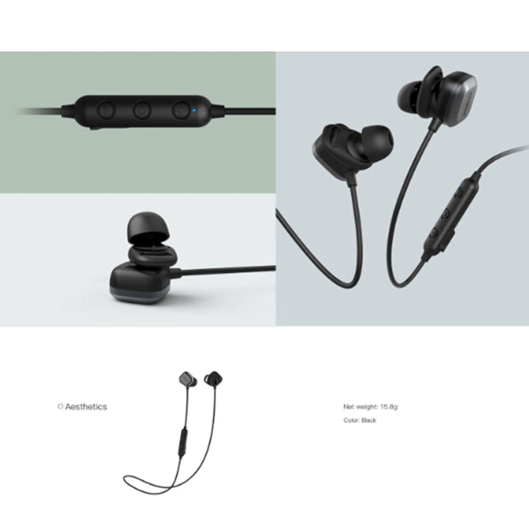 QCY M1 Pro Sports Wireless V4.1 Bluetooth Earphones with Mic(Black) Eurekaonline