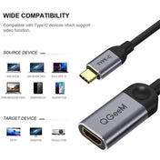 QGeem QG-UA01 USB Type-C To HDMI Adapter(Grey) Eurekaonline