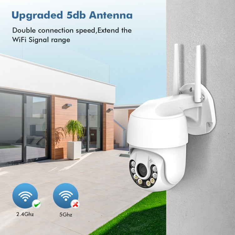 QX59 1920 x 1080P HD 2MP Wireless WiFi Smart Surveillance Camera Support Night Vision & Motion Detection & Two-way Audio & TF Card, Specification:UK Plug Eurekaonline