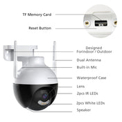 QX62 4MP HD Wireless WiFi Smart Surveillance Camera, Specification:UK Plug Eurekaonline