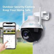 QX62 4MP HD Wireless WiFi Smart Surveillance Camera, Specification:UK Plug Eurekaonline