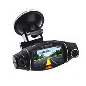 R310 2.7 inch Dual Lens Wide Angle Night Vision HD 720P Video Car DVR, Support TF Card (32GB Max) / Motion Detection / G-Sensor Eurekaonline