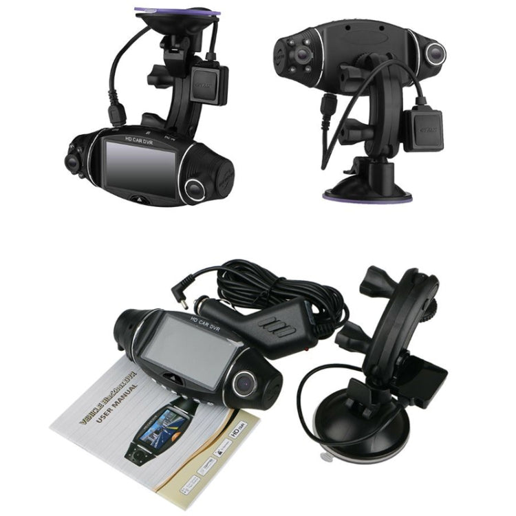 R310F Dual-lens 1080P Network Car Driving Recorder Auto Camera, Style: Without Card(With GPS) Eurekaonline