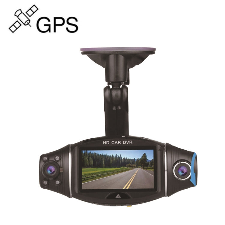 R310F Dual-lens 1080P Network Car Driving Recorder Auto Camera, Style: Without Card(With GPS) Eurekaonline