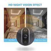 R9 4.3 inch WiFi Smart Video Visual Electronic Peephole Doorbell (Black) Eurekaonline