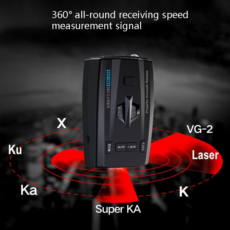 RAD1000 Car Laser Radar Speedometer Car Mobile Speed Radar Electronic Dog Eurekaonline