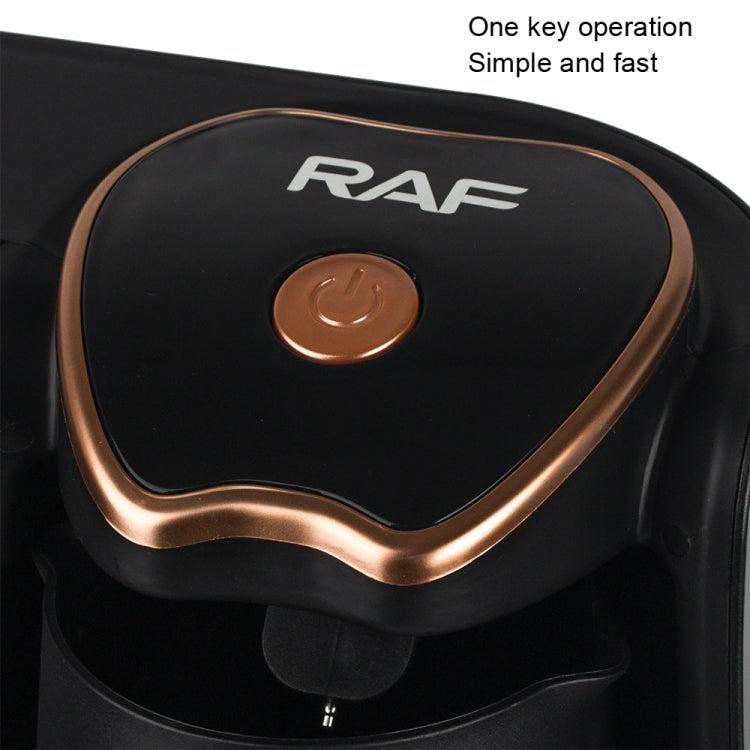 RAF R.109 Household Heating Coffee Pot Portable Office Coffee Tea Maker, EU Plug(Black Gold) Eurekaonline