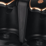 RAF R.109 Household Heating Coffee Pot Portable Office Coffee Tea Maker, EU Plug(Black Gold) Eurekaonline
