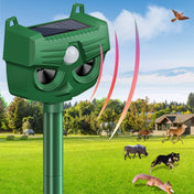 RC-543 Outdoor Solar Dog Repellent Infrared Ultrasonic Animal Bird Repellers Eurekaonline